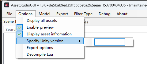 指定 Unity 版本